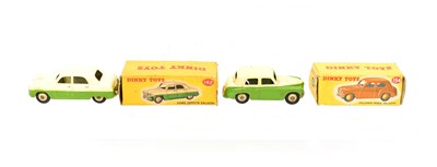 Lot 379 - DINKY; two boxed cars comprising '162 Ford...