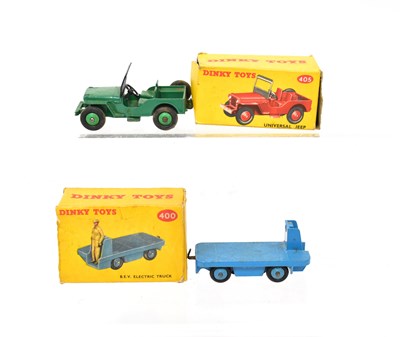 Lot 381 - DINKY; two boxed vehicles, comprising a '405...