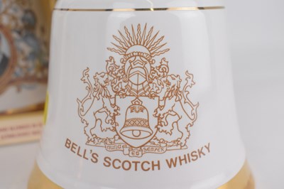 Lot 158 - WHISKY; four Bells royal commemorative whisky...