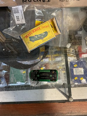 Lot 222 - MATCHBOX; a No.41 Jaguar Racing Car in green,...