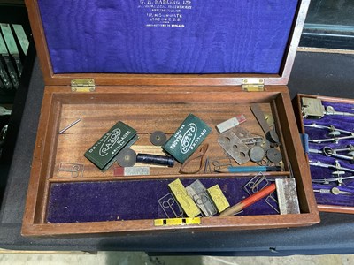 Lot 12 - W. H. HARLING LTD; a mahogany cased set of...