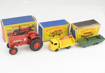 Lot 230 - MATCHBOX; three diecast vehicles comprising...