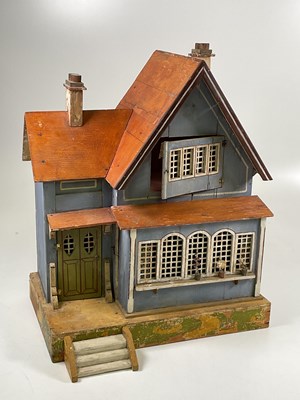 Lot 66 - ALBIN SCHONHERR; a 'Red Roof' doll's house...