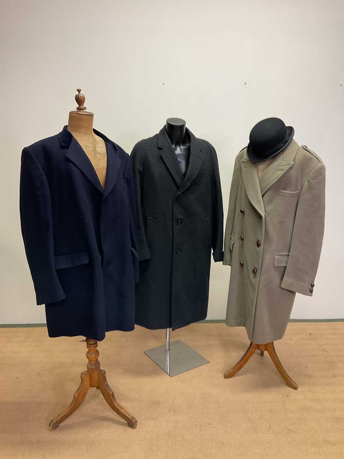 Lot 236 - A gentleman's Crombie overcoat, and Moss Bros...