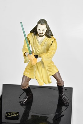 Lot 4429 - STAR WARS; three Phantom Menace money boxes to...