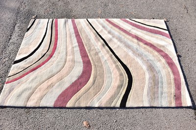 Lot 181 - PAUL SMITH; a contemporary rug with linear...