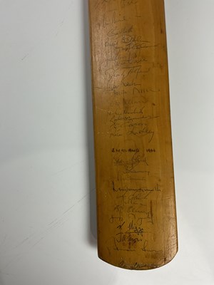 Lot 5293 - SLAZENGER; a Geoff Pullar autographed cricket...