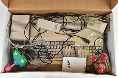 Lot 48 - COMMODORE 500; a boxed computer console with...