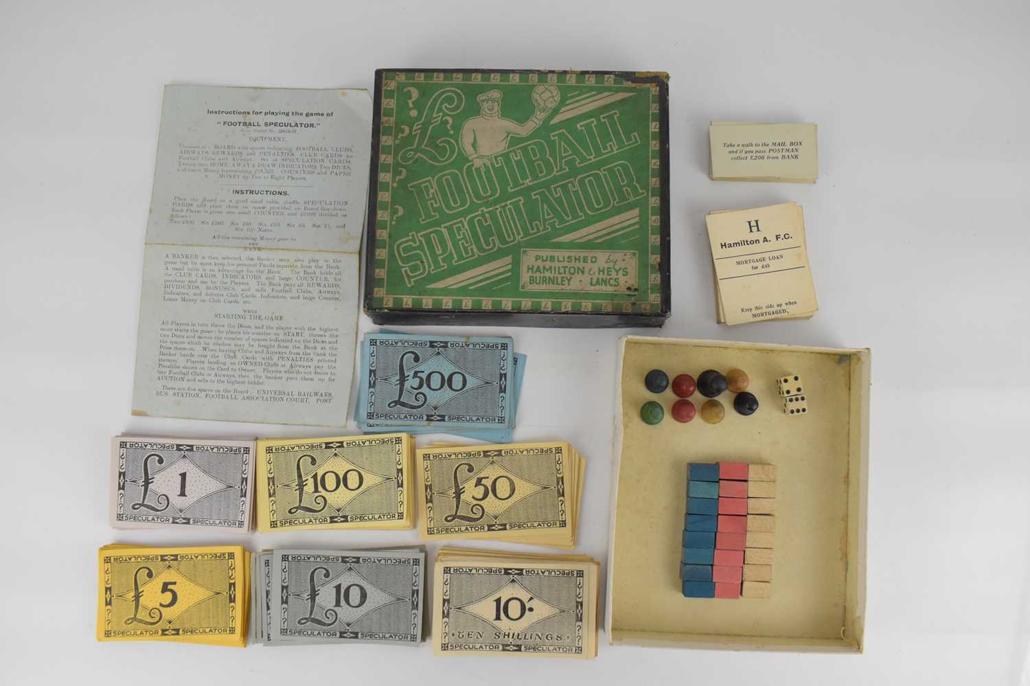 Lot 216 - A rare football game 'Football Speculator',...