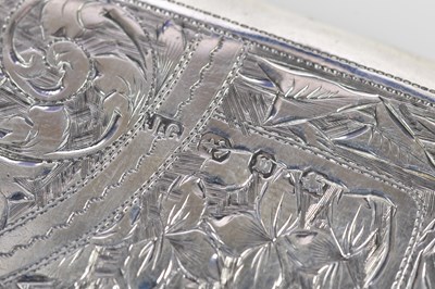 Lot 2589 - JOSEPH GLOSTER; a Victorian hallmarked silver...