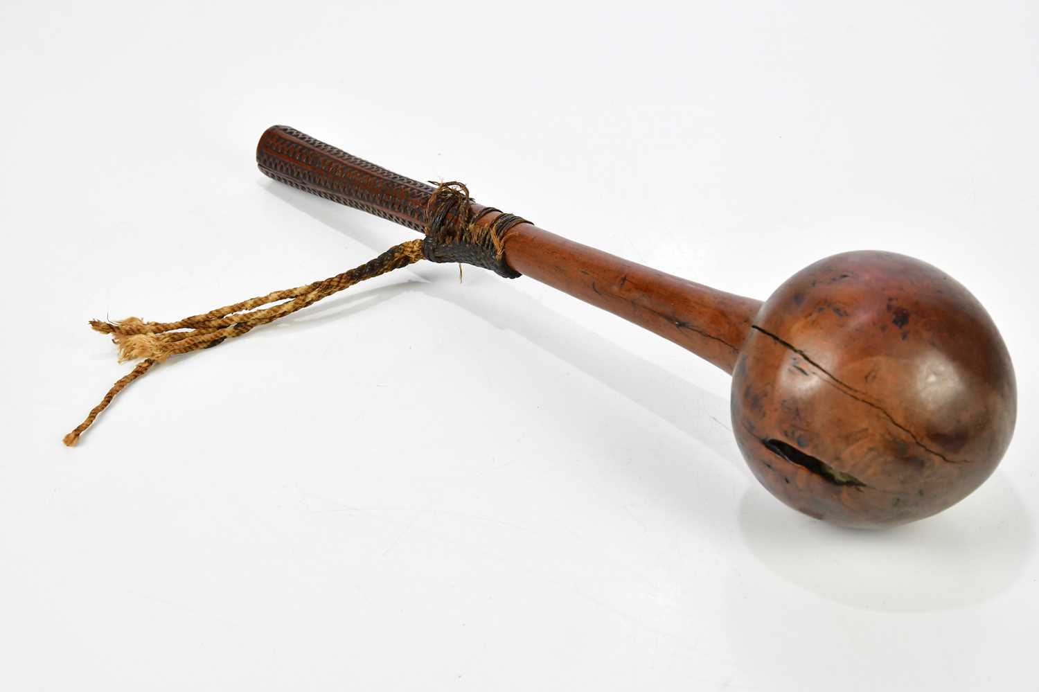 Lot 1216 - An early 19th century Fijian ironwood Ula