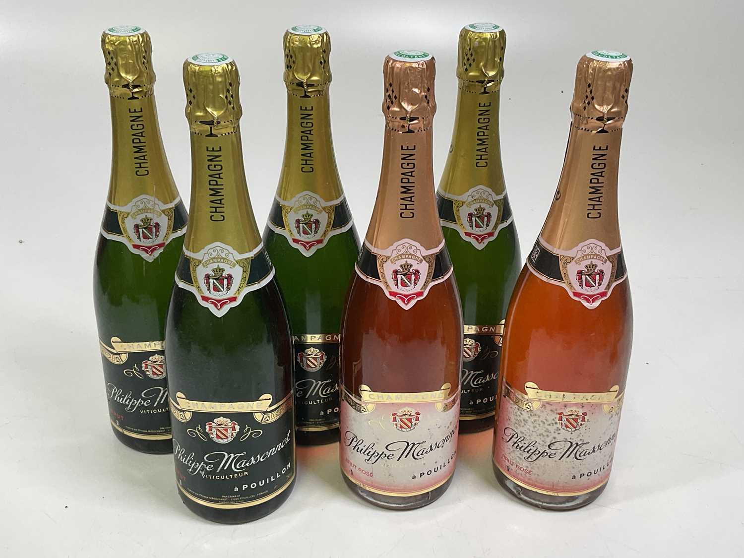 Lot 248 - Six bottles of Philippe Massonnot Champagne...