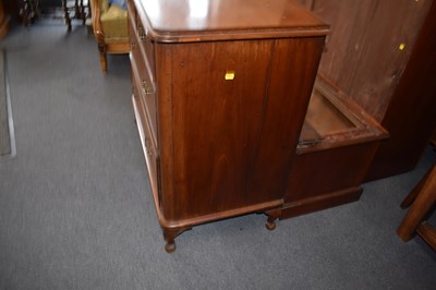 Lot 6 - A Victorian mahogany chest of two small over...