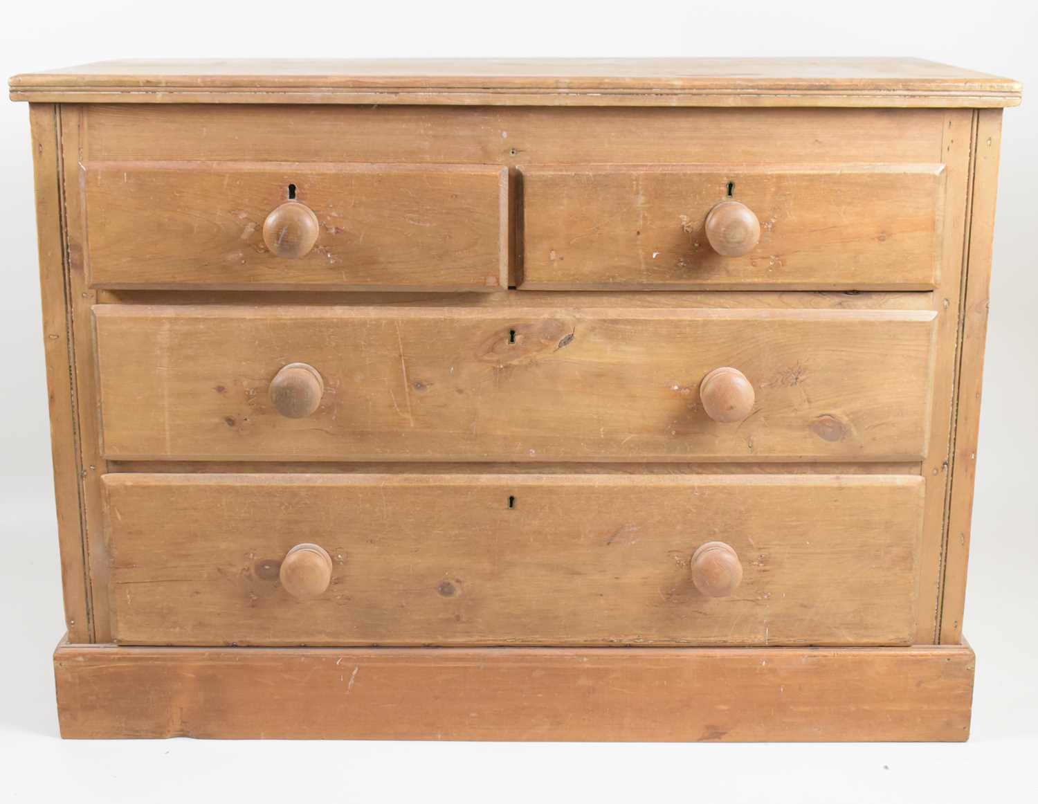 Lot 1 - A late 19th/early 20th century rustic pine...