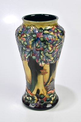 Lot 134 - MOORCROFT; a vase of shouldered form with...