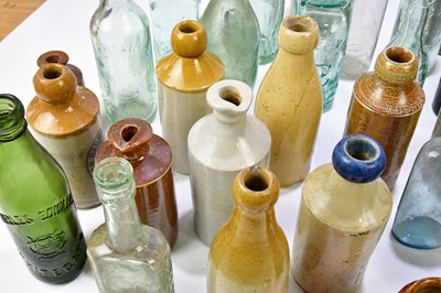 Lot 1347 - A large collection of assorted Codd bottles,...