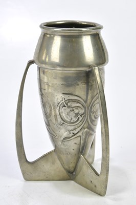 Lot 300 - ARCHIBALD KNOX FOR LIBERTY & CO; a pewter...