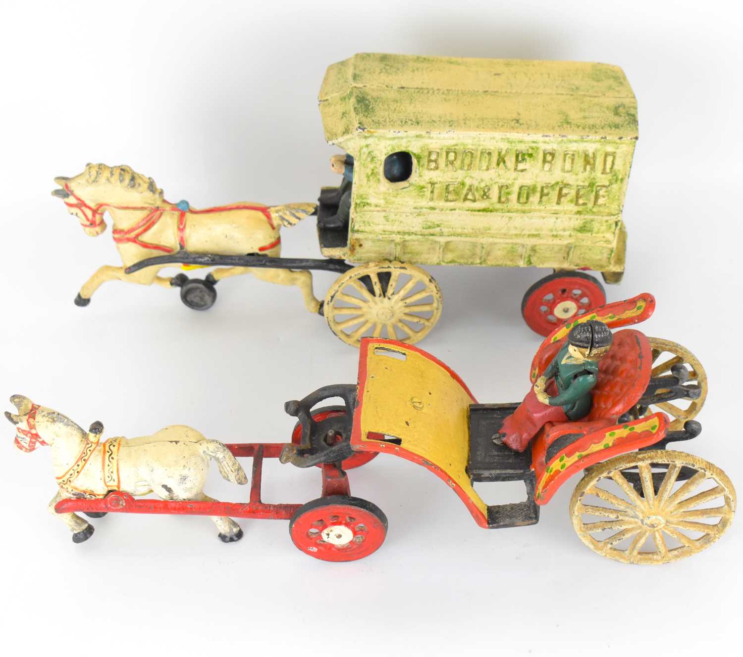 Lot 217 - Two vintage cast iron models, comprising a