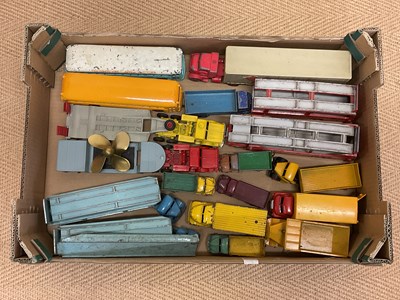 Lot 141 - DINKY; a collection of playworn unboxed Dinky...