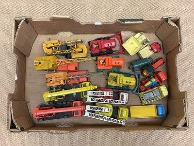 Lot 107 - DINKY; a large collection of playworn unboxed...