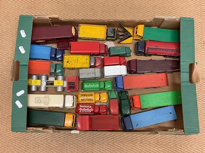 Lot 108 - DINKY; a collection of playworn unboxed Dinky...