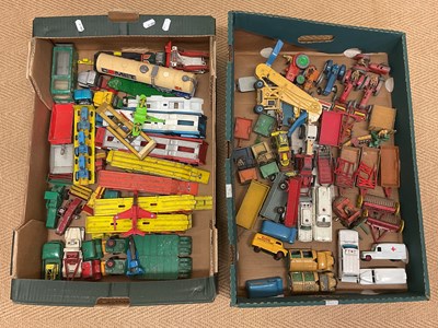 Lot 144 - Three  boxes of various playworn unboxed...