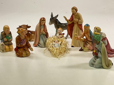 Lot 179 - GOEBEL; a Nativity scene in original box...