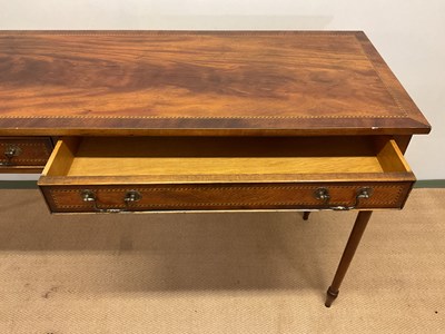 Lot 728 - A reproduction hall table, height 84cm, width...