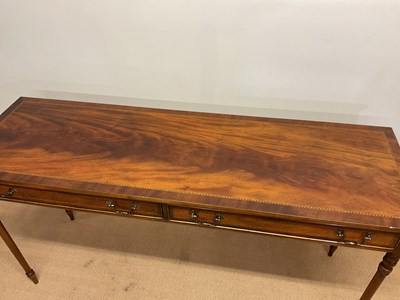 Lot 728 - A reproduction hall table, height 84cm, width...