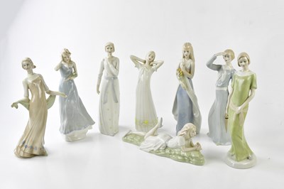 Lot 5362 - ROYAL DOULTON; eight figures, 'Reflections'...