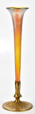 Lot 239 - LOUIS COMFORT FOR TIFFANY; a 'Favrile' vase of...