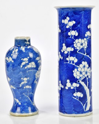 Lot 1144 - A late 19th century Chinese blue and white...