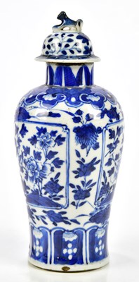 Lot 1066 - A 19th century Chinese blue and white...