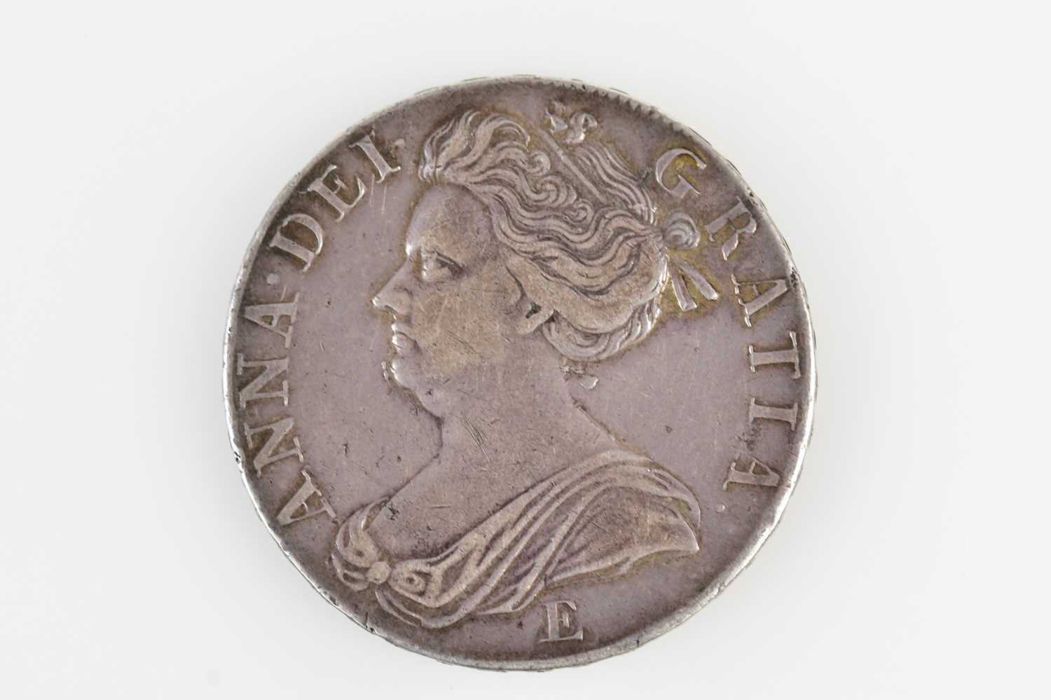 Lot 3169 - ANNE; a silver crown (second bust) 1707.