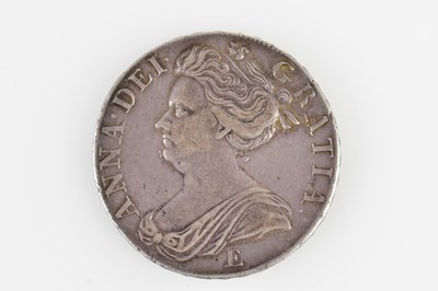 Lot 3169 - ANNE; a silver crown (second bust) 1707.