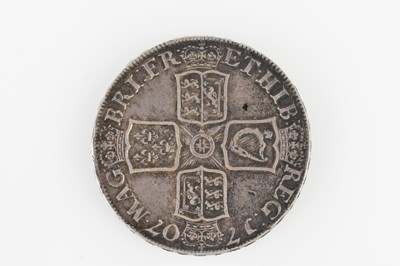 Lot 3169 - ANNE; a silver crown (second bust) 1707.