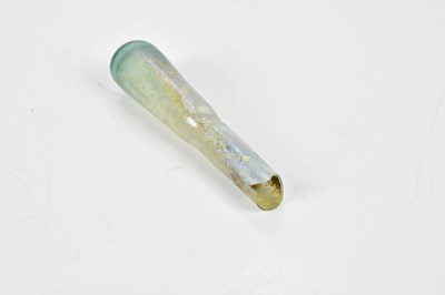 Lot 1221 - ANTIQUITIES; an antique glass tube (tear...