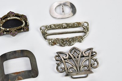 Lot 701 - A group of 18th and 19th century buckles,...