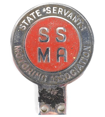 Lot 128 - A State Servants Motoring Association (SSMA)...