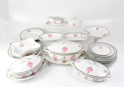 Lot 289 - An F. K. Kaestner porcelain part dinner...