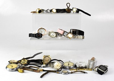 Lot 1078 - A collection of various wristwatches and...