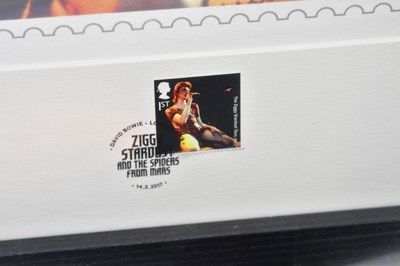 Lot 469 - DAVID BOWIE; a limited edition Royal Mail...