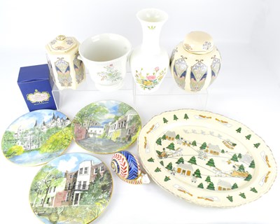 Lot 268 - Nine items of collectible pottery to include...