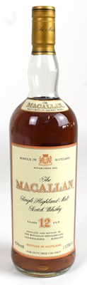 Lot 4139 - WHISKY; a single bottle of The Macallan Single...