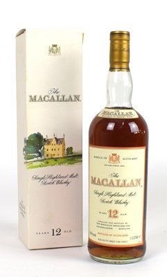 Lot 4139 - WHISKY; a single bottle of The Macallan Single...