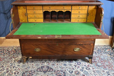 Lot 1 - An early 19th century inlaid mahogany...