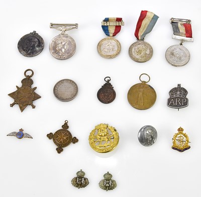 Lot 5127 - A collection of assorted medals and badges...