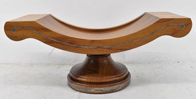 Lot 336 - DAVID LINLEY; a contemporary walnut silver...