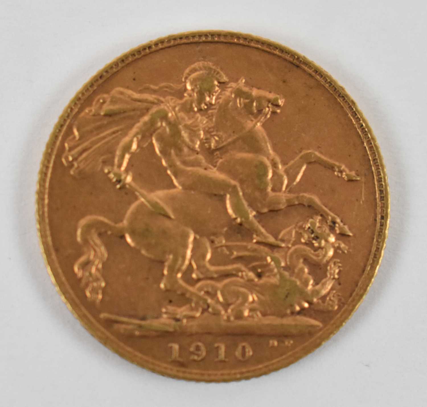 Lot 824 - An Edward VII 1910 full sovereign.