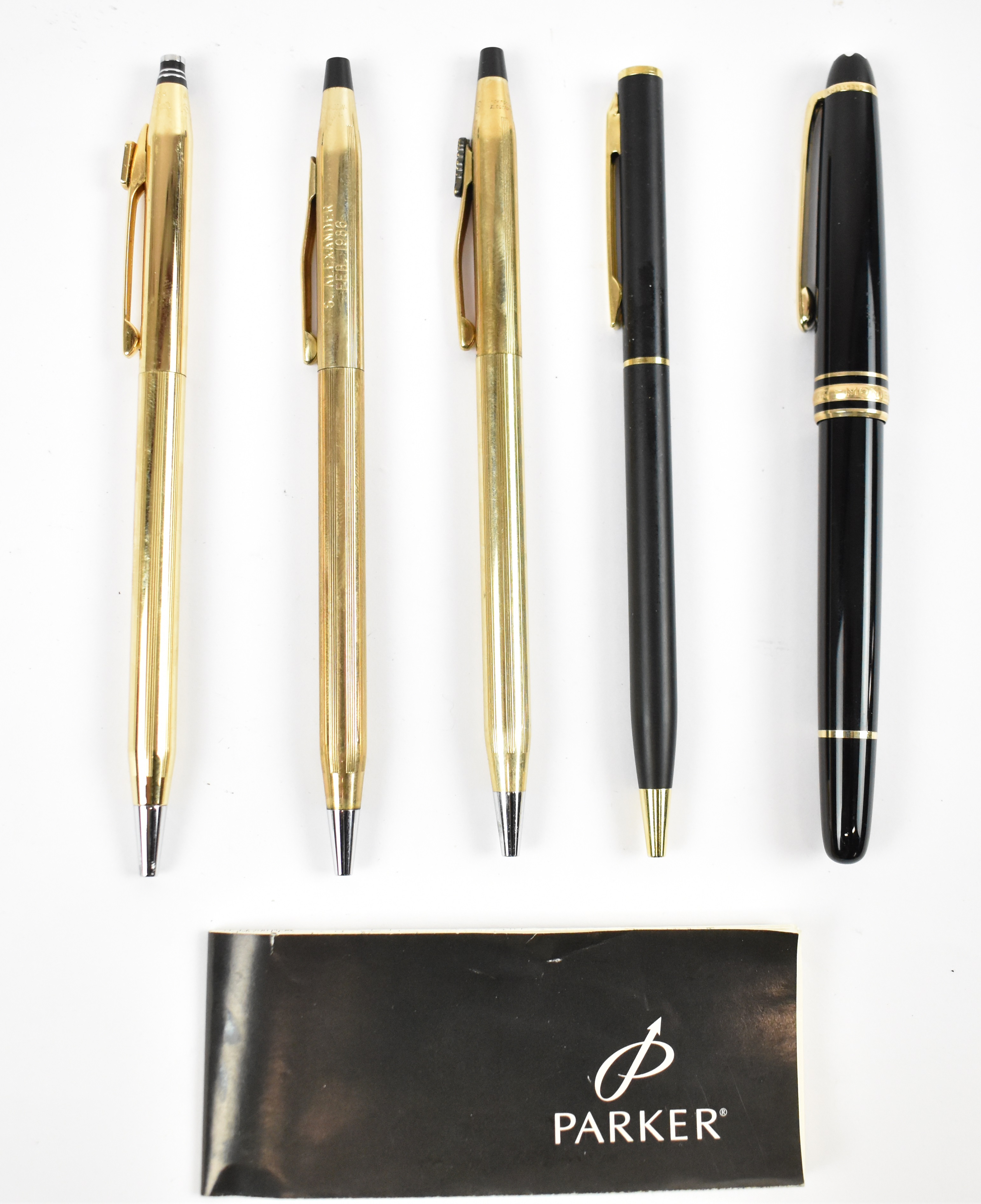Lot 390 - MONTBLANC-MEISTERSTUCK; a fountain pen with